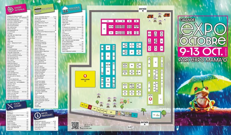 Plan Foire exposition d'octobre DB Tahiti