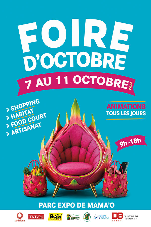 Affiche Foire d'octobre DB Tahiti