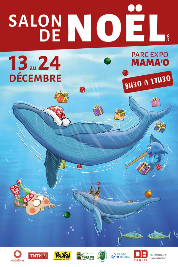 Affiche Salon de Noël DB Tahiti